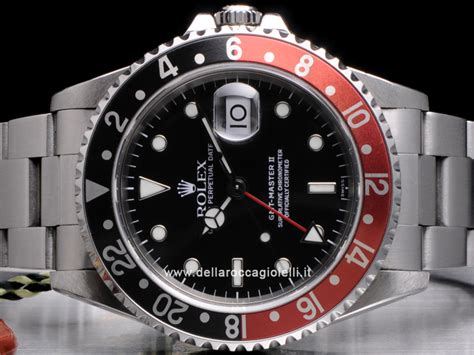 rolex gmt master 2 ghiera rosso nera prezzo|gmt master 2.